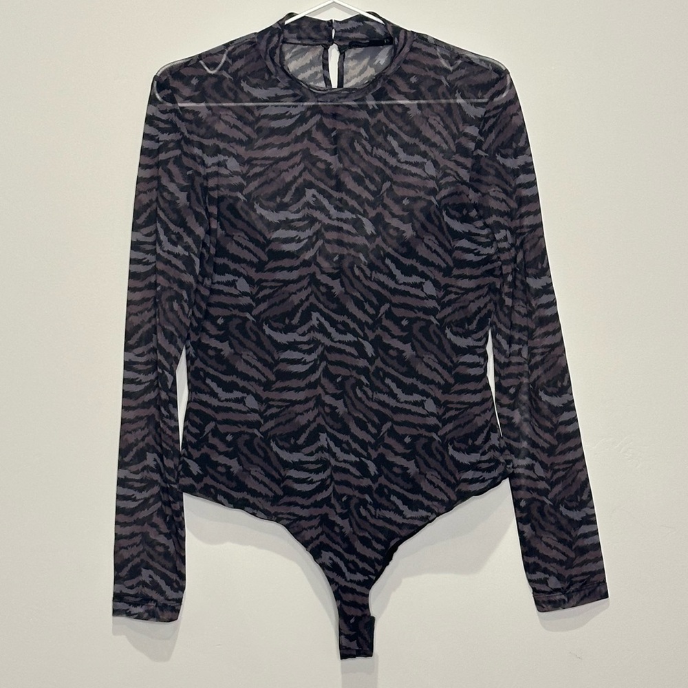 AllSaints Remix Elia Mesh Bodysuit